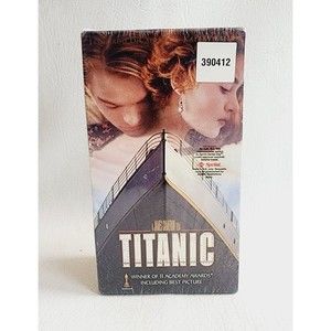 New Factory Sealed Titanic Double VHS Tape 2 Tape Set Leonardo DiCaprio